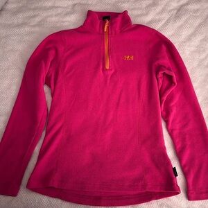 Helly Hansen Women's Vibrant Pink Fleece 1/4 Zip Sweater